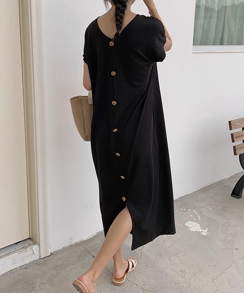 Twinkle;pm ワンピース バックボタン付きマキシワンピース : ZOZOTOWN