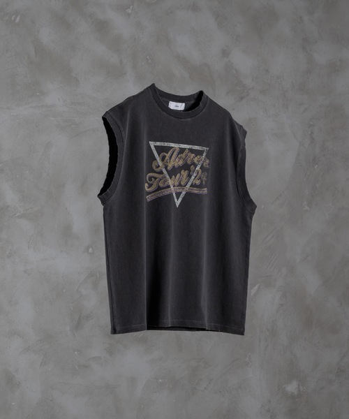 ADRER tシャツ heavy cotton vintage like retro rock logo
