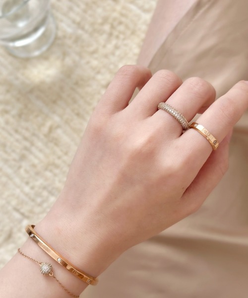 ダニエルウェリントンPAVE CRYSTAL PENDANT RING リング Pavé Crystal Ring Gold | DW