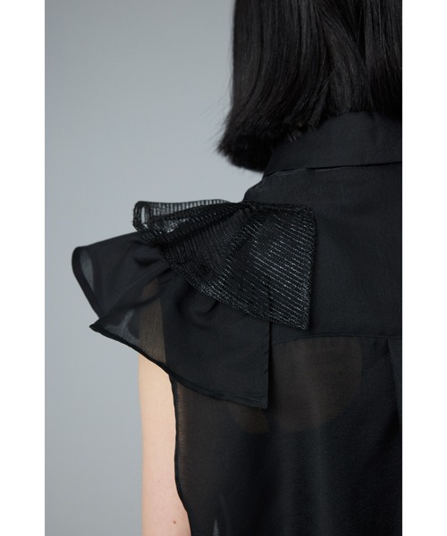 HeRIN.CYE ブラウス シャツ Many frill sleeve shirt メニー