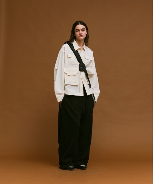soerte ミリタリージャケット モッズコート Multi pocket