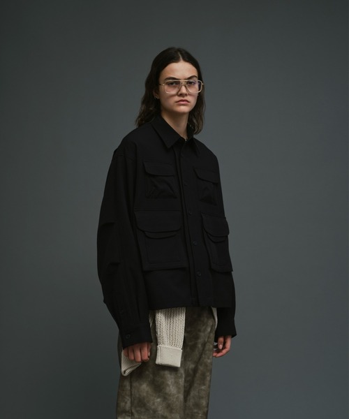 soerte ミリタリージャケット モッズコート Multi pocket