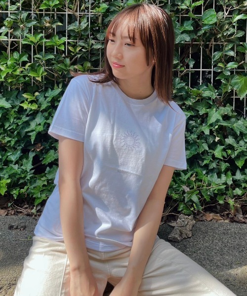 tシャツ 「ZOZOTOWN限定」LHP×Yuria Kizaki/Organic cotton「soleil」print T (Ladys)/lhp