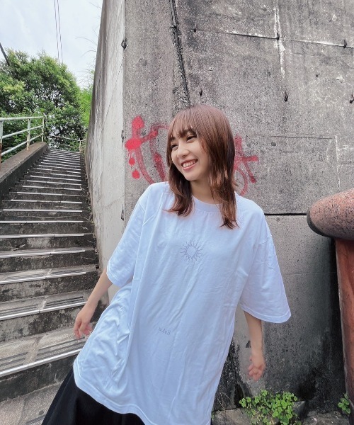 tシャツ 「ZOZOTOWN限定」LHP×Yuria Kizaki/Organic cotton「soleil」print T (Ladys)/lhp L.H.P tシャツ 「ZOZOTOWN限定」LHP×Yuria Kizaki/Organic