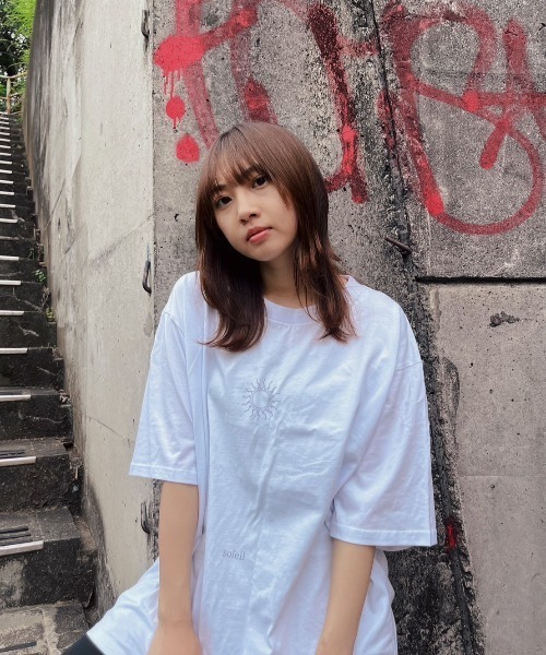 tシャツ 「ZOZOTOWN限定」LHP×Yuria Kizaki/Organic cotton「soleil」print T (Ladys)/lhp L.H.P tシャツ 「ZOZOTOWN限定」LHP×Yuria Kizaki/Organic