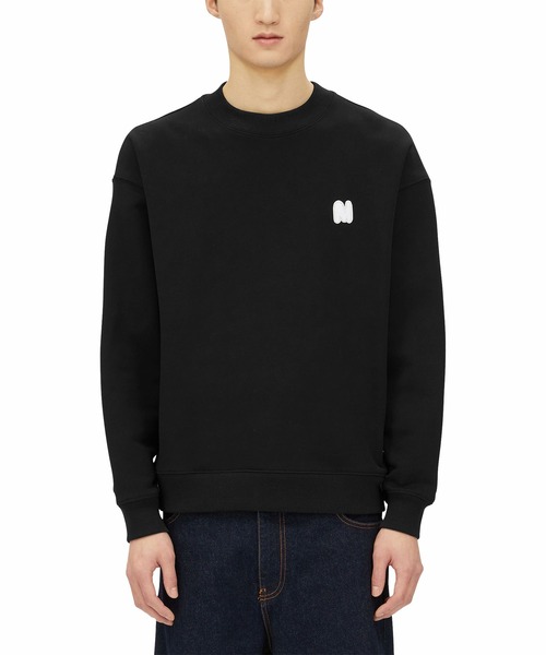 ★MSGM★ザ ウェーブ パッチ スウェットシャツ MSGM トレーナー スウェット 「TheMwave」モノグラムパッチ