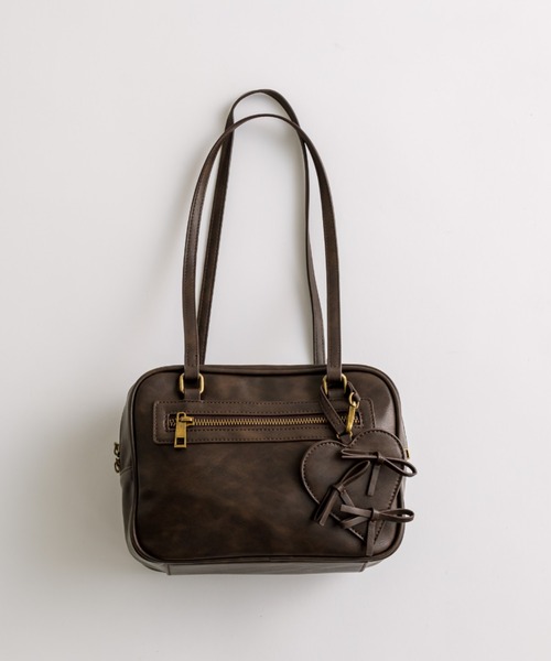 OLIVE des ショルダーバッグ バッグ リボンハートポーチ付