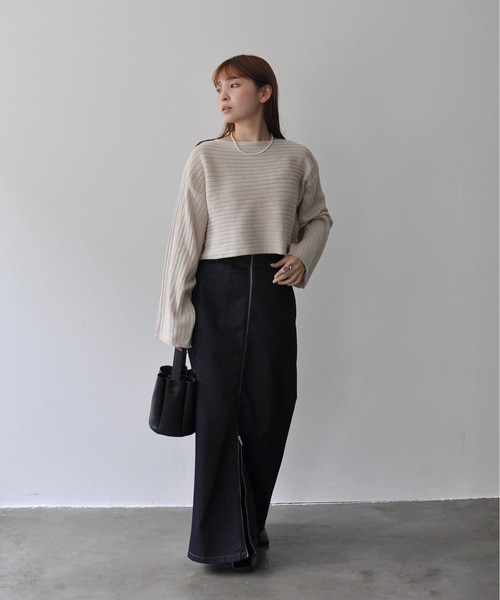 ニット セーター ボートネック レディ ニット.M レディース SUIT SELECT ニット セーター 「洗える涼感サマーニット」ボート