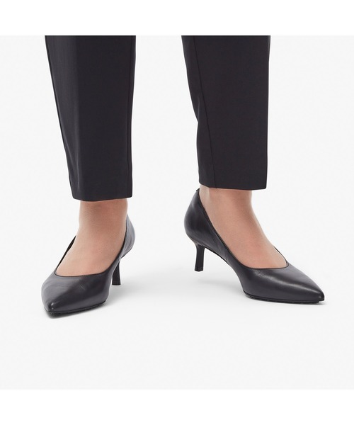 Clarks 黒 スエード パンプス ヒール約5cm Clarks（クラークス） 送料無料 パンプス レディース LAINA RAE 2