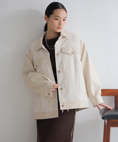 LADYMADE（レディメイド） レザージャケット ライダース フェイク