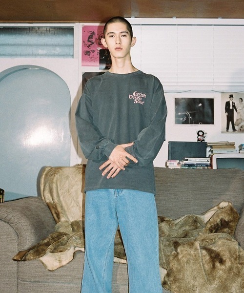 KOM tシャツ A'GEM/9 × .kom 「CAVISH/カビシ」 PIGMENT SELLER