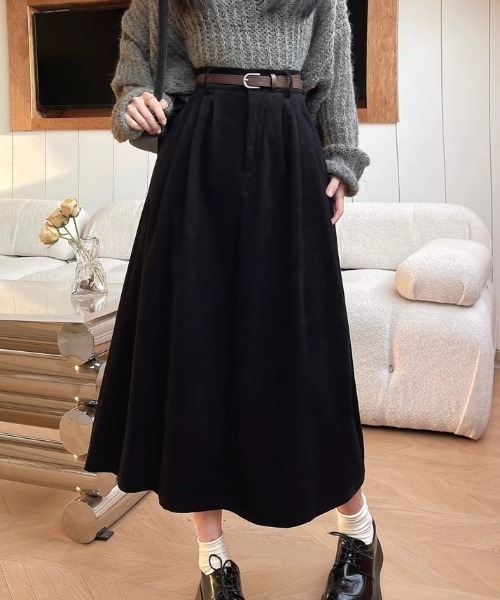 スカート スエード調フレアスカート : ZOZOTOWN Yahoo!店 - 通販