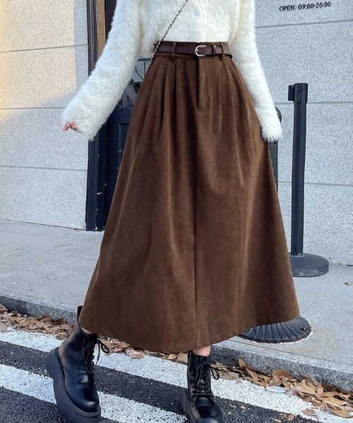 スカート スエード調フレアスカート : ZOZOTOWN Yahoo!店 - 通販