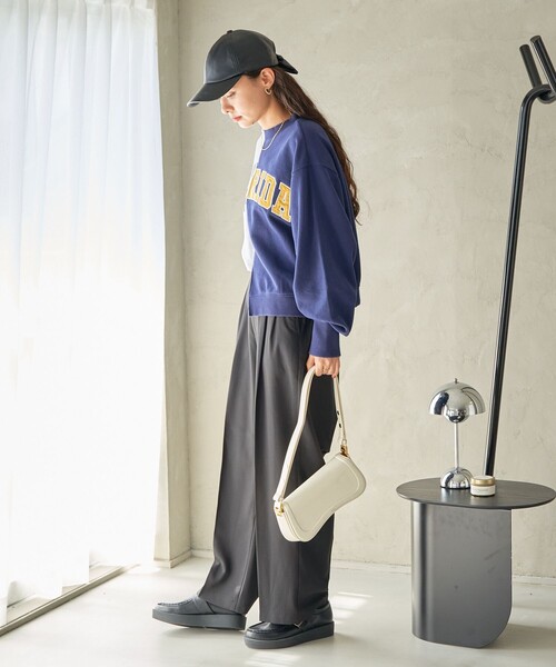 FREAK'S STORE トレーナー スウェット リメイク ロゴショート