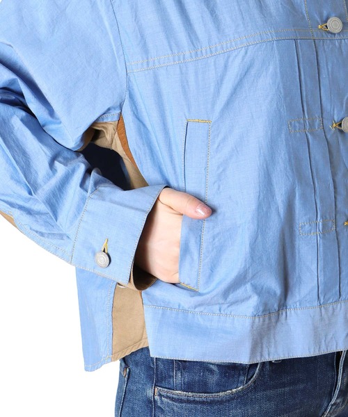 blanc basque（ブランバスク） ブルゾン アウター タイプライター