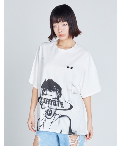 Little sunny bite tシャツ photo big tee レディース メンズ