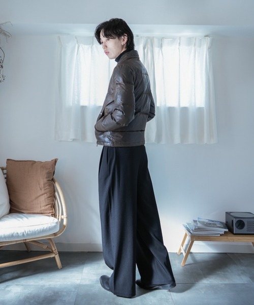 INTER FACTORY（インターファクトリー） ワイドパンツ スラックス