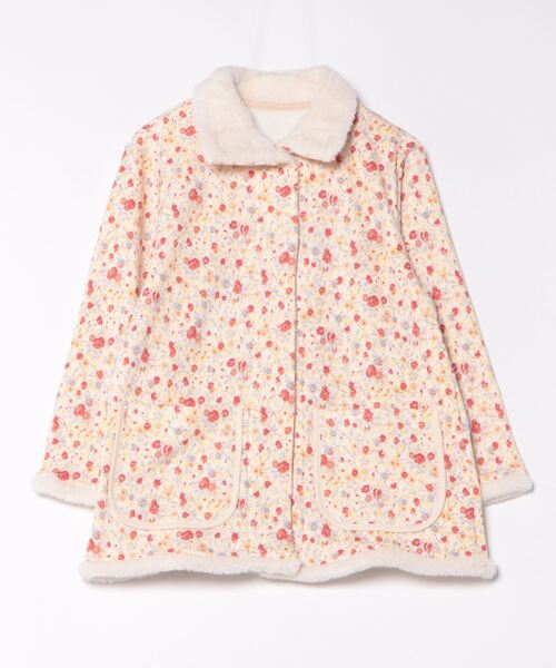 キッドブルー -裏シャギーガーニッシュフラワー -長袖トップス -KRAN540 -kidblue レディース