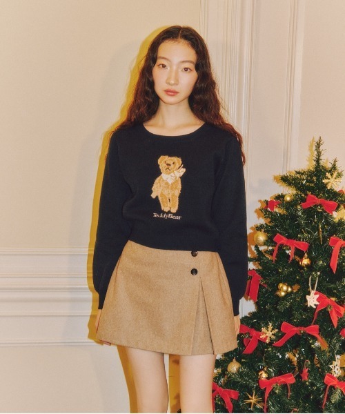 ☆新品☆ 激っ可愛ゎ♪BEAR/ ベア♡【特殊編みジャカード・ニットわんぴー❕】 ☆新品☆ 激っ可愛ゎ♪BEAR/ ベア♡【特殊編みジャカード