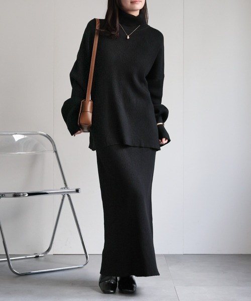 ap retro セットアップ 「セットアップ」マルチウェイ リブニット