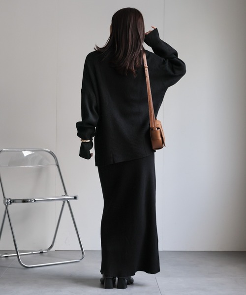 ap retro セットアップ 「セットアップ」マルチウェイ リブニット