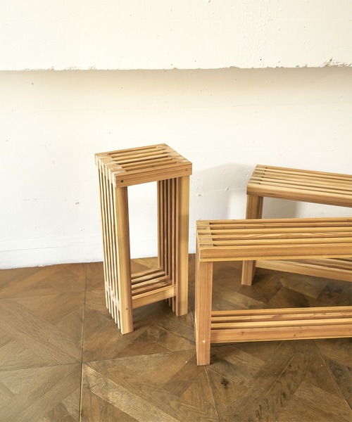 インテリア 国産杉 ミニシェルフ ハンドメイド 「未来工房 MIKU-KOBO