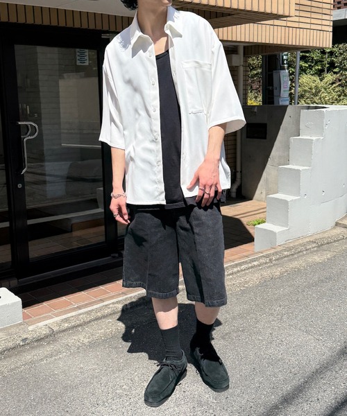 Dickies パンツ 「Dickies」TCツイル/デニムハーフパンツ
