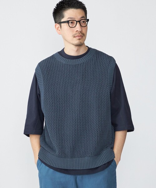メル73805Jamieson's ニットベスト SHIPS サイズL JAMIESONS KNITWEAR: FAIRISLE VEST｜ SHIPS 公式サイト