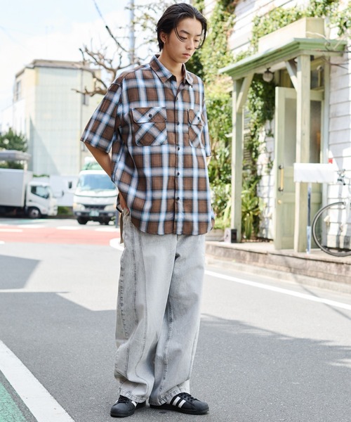 柄模様 ワイドレッグ ジーンズ デニムパンツ スリム 楽天市場】【サムシング公式】【最大2000円OFFクーポン☆8/11