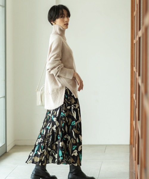 「OPAQUE.CLIP」 タートルネックニット 03 ホワイト レディース_画像8