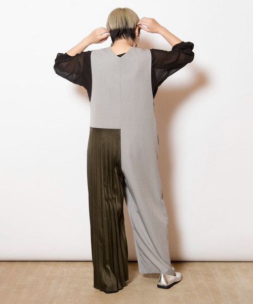 OSMOSIS オールインワン ラッププリーツオールインワン