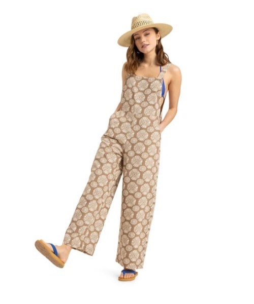 送料込み/サイズ豊富 ROXY Sweet Note サロペット ROXY サロペット オーバーオール SWEET NOTE PRINTED /ロキシー