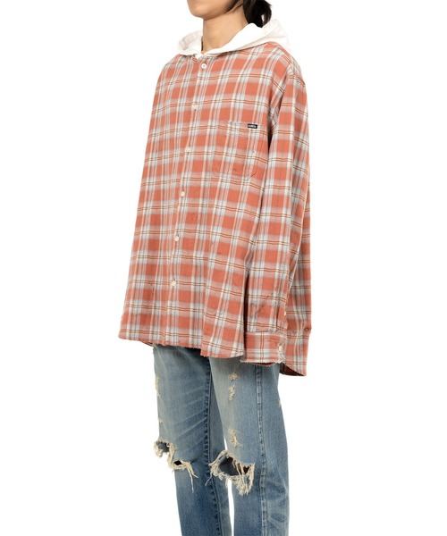 【専用】KAMIYA カミヤ Overdyed Check Shirt KAMIYA シャツ Hooded Check Shirt メンズ : ZOZOTOWN Yahoo!店 - 通販