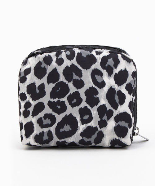 ✨新品✨レスポートサック　SQUARE TH CROSSBODY　レオパード LeSportsac（レスポートサック） ポーチ SQUARE COSMETIC ニュートラル