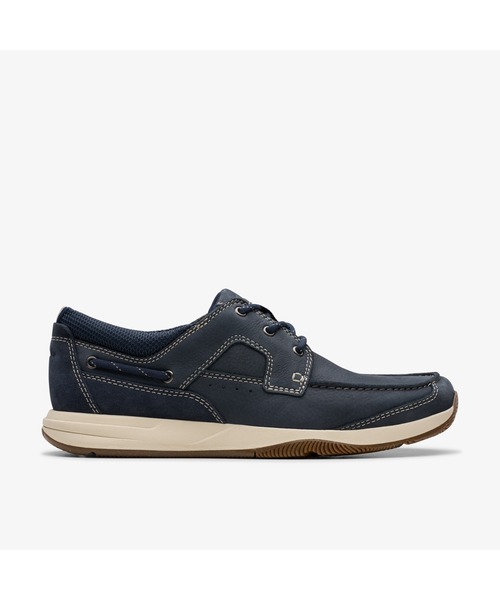 CLARKS ショーナ・マディ ネイビーヌバック Clarks スニーカー Sailview Lace / セイルビューレース