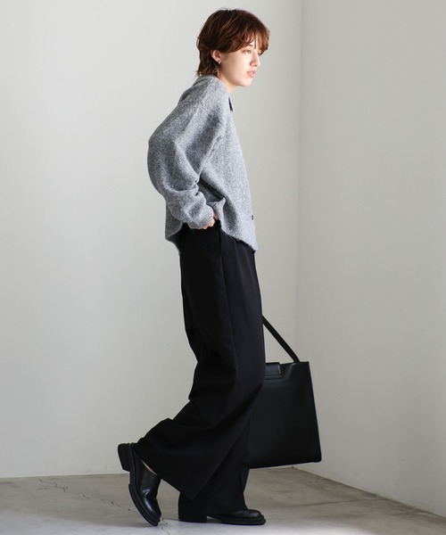 「select MOCA」 ニットカーディガン FREE ブラック レディース_画像3