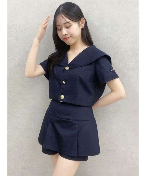 【新品未使用】dazzlin テーラーショートジャケット セットアップ対応 dazzlin（ダズリン）の「【セットアップ対応】テーラーショート