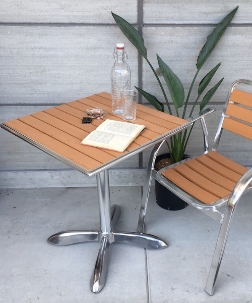 DULTON（ダルトン） 家具 ALUMINUM CAFE TABLE SQUARE/アルミニウム