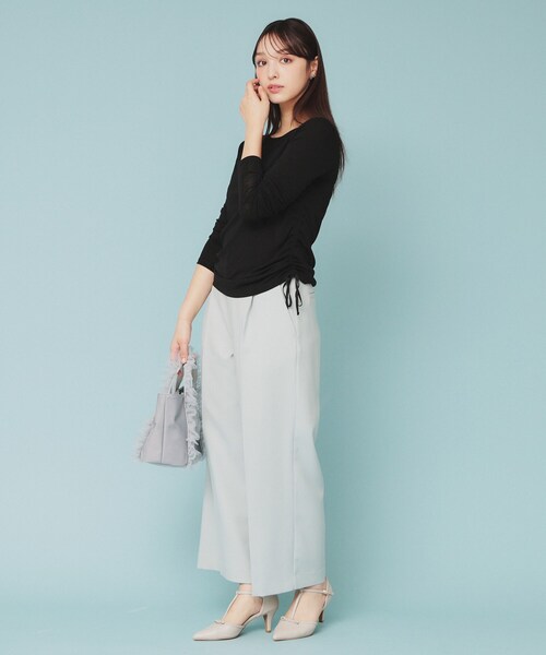 index（インデックス） tシャツ 「CLASSY掲載」サイドドロストシアー