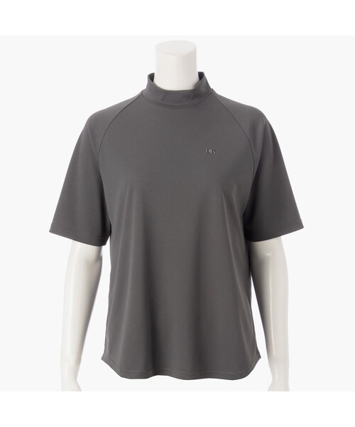 BRIEFING GOLF レディース　CL JQ ロゴ　モックネック半袖 BRIEFING GOLF レディース CL JQ ロゴ モックネック半袖（t