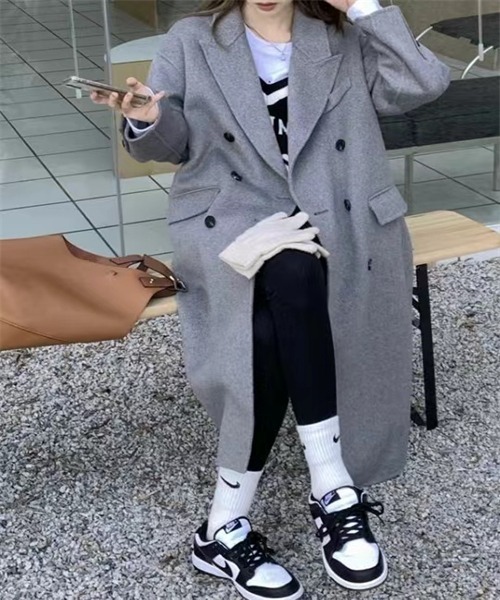 「Dream garden」 チェスターコート S ベージュ レディース_画像4