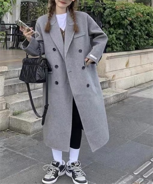 「Dream garden」 チェスターコート S ベージュ レディース_画像6