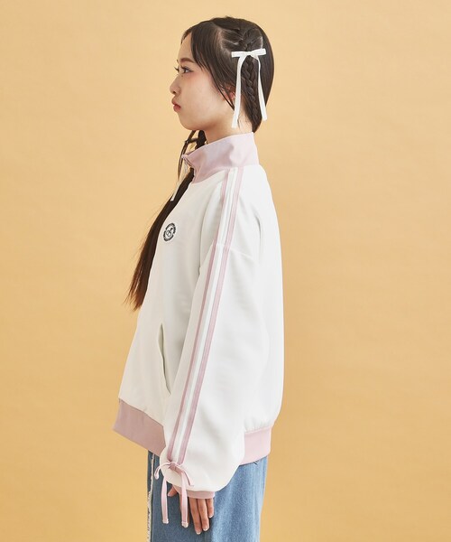 PINK-latte（ピンクラテ） ブルゾン アウター リボンライントラック