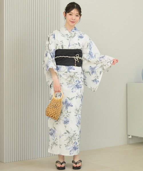 【未使用あり美品あり髪飾り付き】浴衣5点セットE浴衣作り帯 下駄かごバック兵児帯 楽天市場】浴衣 5点セット レディース 2025 簡単（ゆかた・しわ