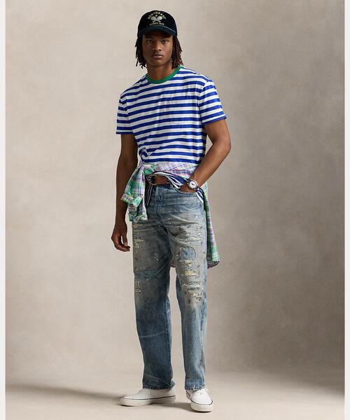 POLO クラシック フィット ストライプド ジャージー Tシャツ クラシック フィット ストライプド ジャージー Tシャツ | ラルフ
