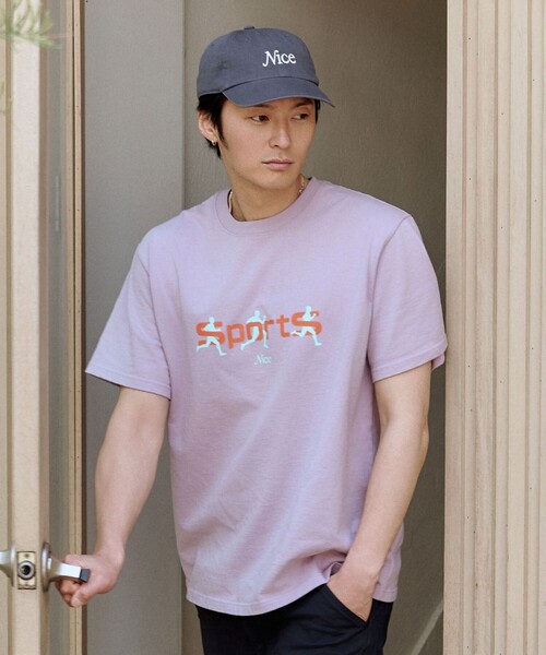 【NICE WEATHER】NICE T-SHIRT ロゴ Tシャツ 男女兼用 NICE WEATHER tシャツ 「NICE WEATHER」ロゴ Tシャツ メンズ