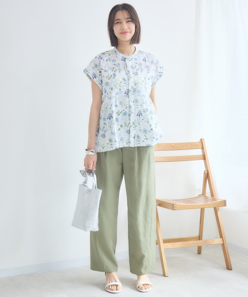 ブラウス シャツ 「KATHARINE ROSS」キャットミント刺しゅうシャツ レディース KATHARINE ROSS ブラウス シャツ 「KATHARINE ROSS」シアー