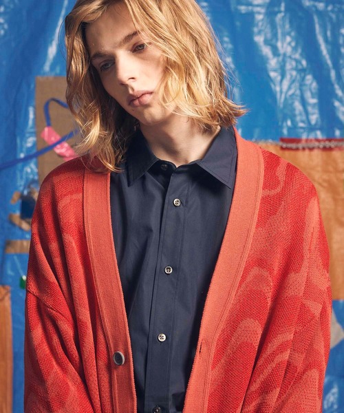 MAISON SPECIAL（メゾンスペシャル） ニットカーディガン 1 レッド