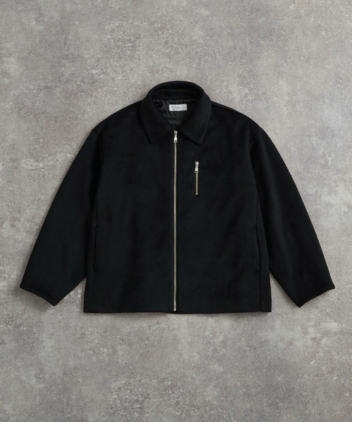 「ADRER」 ジップアップブルゾン M ブラック メンズ_画像2