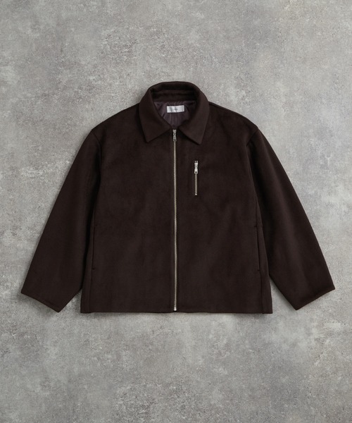 「ADRER」 ジップアップブルゾン M ブラック メンズ_画像3